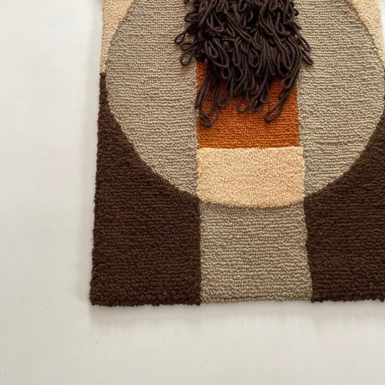 Image 1 of Vintage wool wall rug for Atelier für Teppichkunst, Germany 1970s