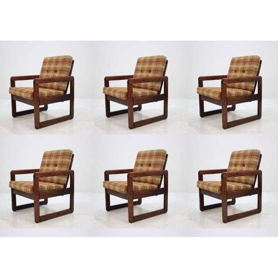 Image 1 of Set di 6 poltrone vintage dalla Cecoslovacchia, 1970