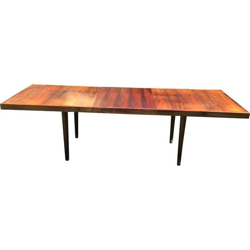 Vintage Rio rosewood table with center extension, 1960