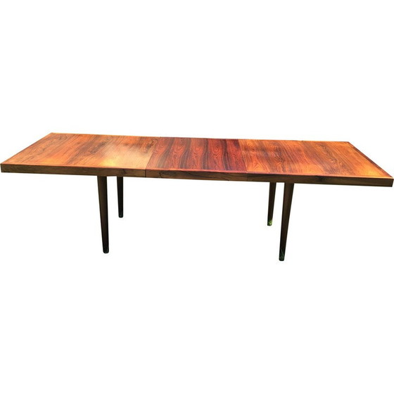 Image 1 of Vintage Rio rosewood table with center extension, 1960
