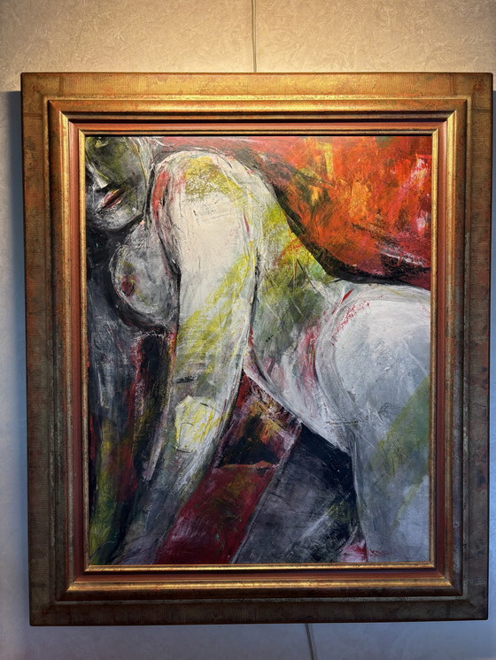 Image 1 of Elly Hartholt Painting Female Nude