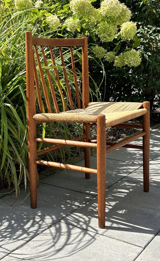 Image 1 of Jørgen Baekmark J80 FDB Møbler Danish Cord Chair