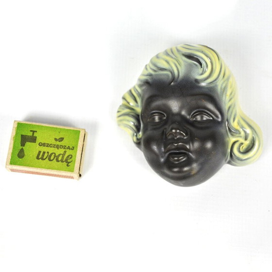 Image 1 of Angelo da parete in ceramica d'epoca, Germania 1950