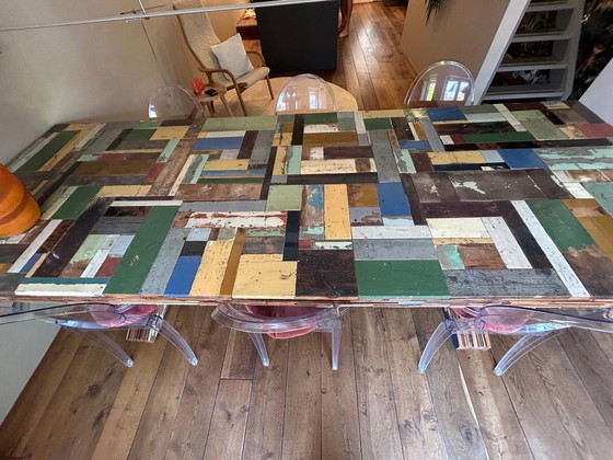 Image 1 of Piet Hein Eek Scrapwood Table.