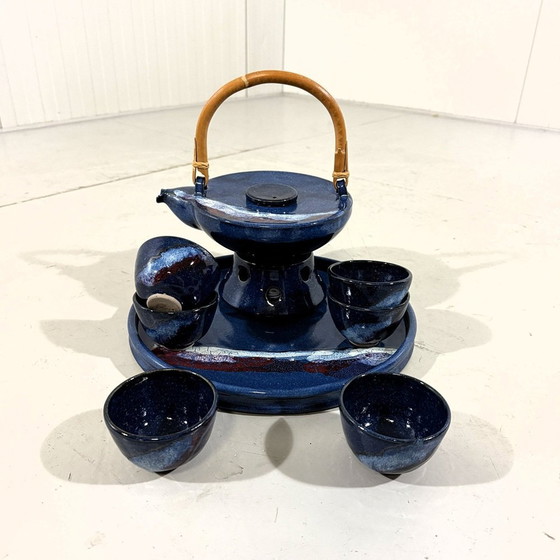 Image 1 of Juego de té de loza único de los años 1980-90