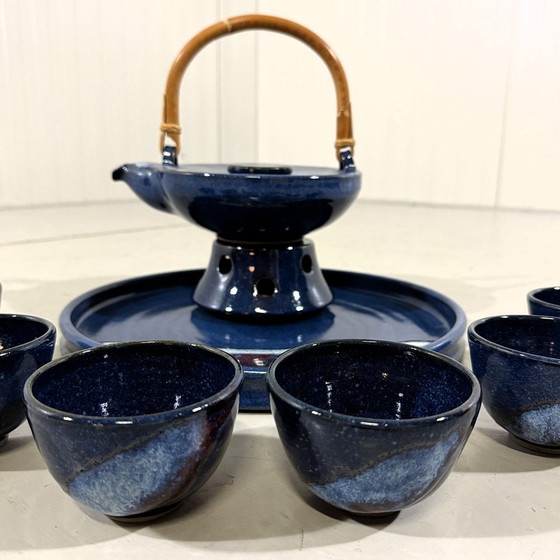 Image 1 of Juego de té de loza único de los años 1980-90