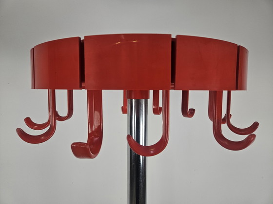 Image 1 of Space Age Coat Hanger In Plastic And Steel By Dal Vera