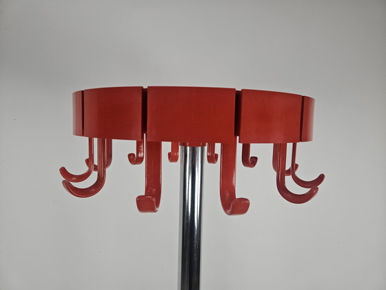 Image 1 of Space Age Coat Hanger In Plastic And Steel By Dal Vera