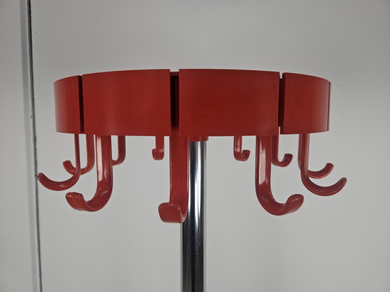 Image 1 of Space Age Coat Hanger In Plastic And Steel By Dal Vera