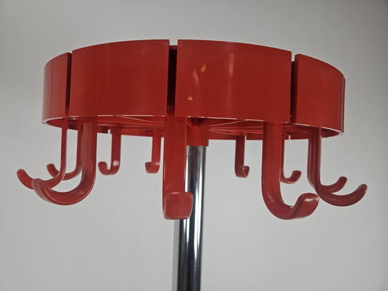 Image 1 of Space Age Coat Hanger In Plastic And Steel By Dal Vera