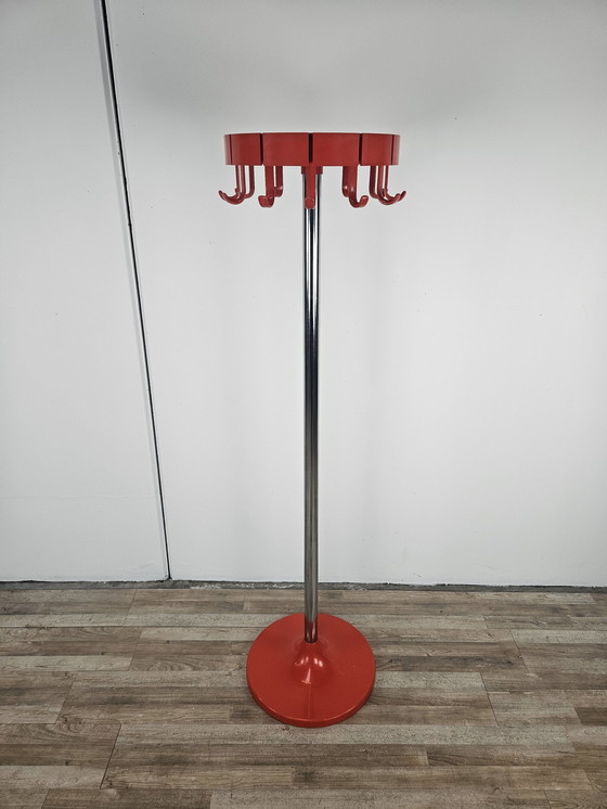 Image 1 of Space Age Coat Hanger In Plastic And Steel By Dal Vera