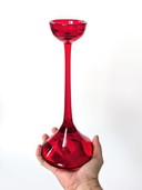 Glass Candlestick | Cari Zalloni For Wmf | 1970'S