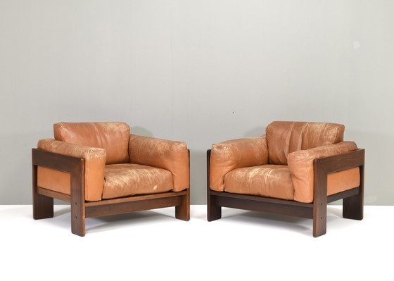 Image 1 of Pair of Bastiano Armchairs by Tobia Scarpa for GAVINA – Italy, 1975