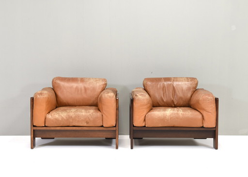 Pair of Bastiano Armchairs by Tobia Scarpa for GAVINA – Italy, 1975