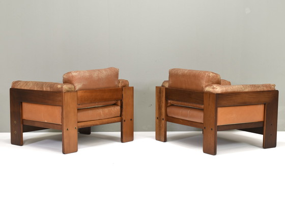 Image 1 of Pair of Bastiano Armchairs by Tobia Scarpa for GAVINA – Italy, 1975