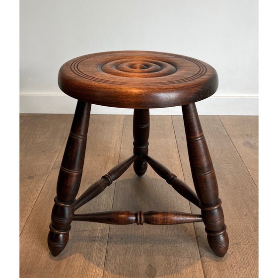 Image 1 of Coppia di sgabelli vintage in legno tornito