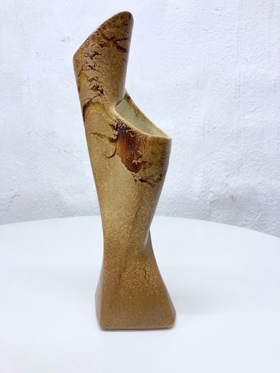 Image 1 of Italian ceramic vase by Bertoncello 60s design Roberto Rigon