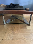 Mesa de centro tipo pontón