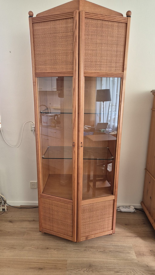 Roberti Rattan Display Case