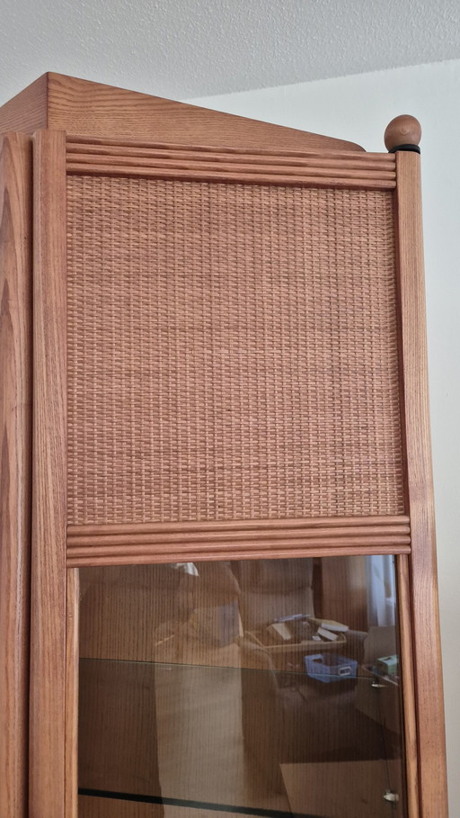 Roberti Rattan Display Case