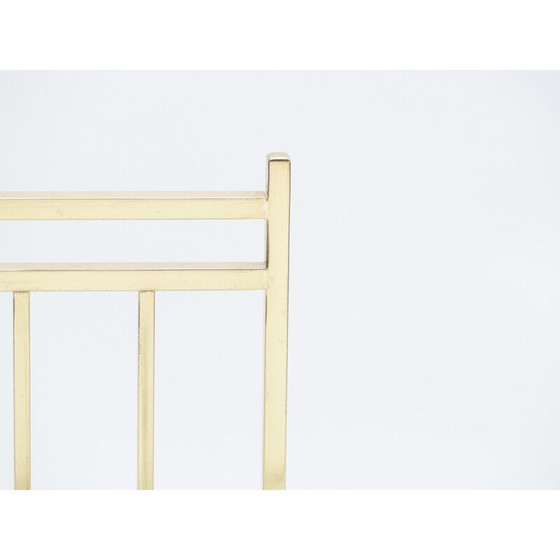 Image 1 of Pair of vintage brass chairs by Marc Duplantier, 1960