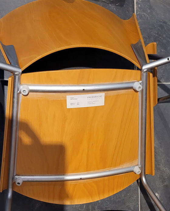 Image 1 of 6x Fredericia Stolefabrik Chair Temba 3271