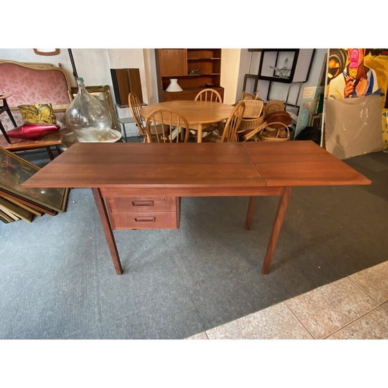 Image 1 of Vintage teak desk by Gunnar Nielsen Tibergaard, 1960