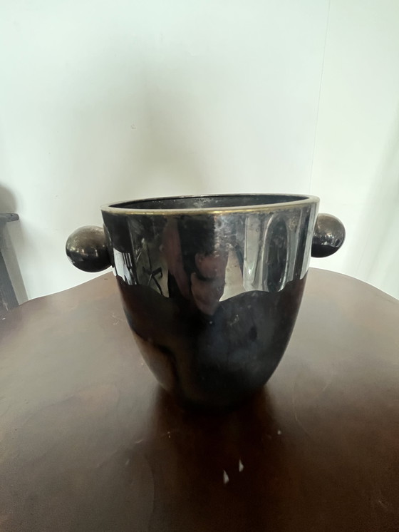 Image 1 of Antique bottle holder or cooler / vase