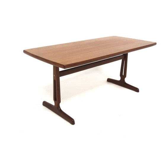 Image 1 of Vintage teak and beech coffee table, Sweden 1960