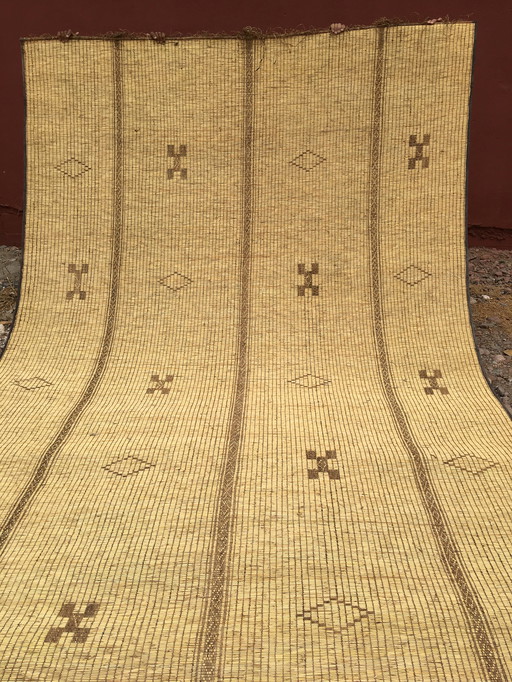 Mauritanian mat Touareg carpet 5.00X 2.56 M