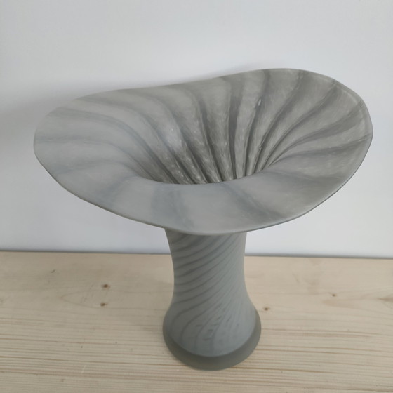 Image 1 of Handmade Design Flower Vase 'Zebra'.