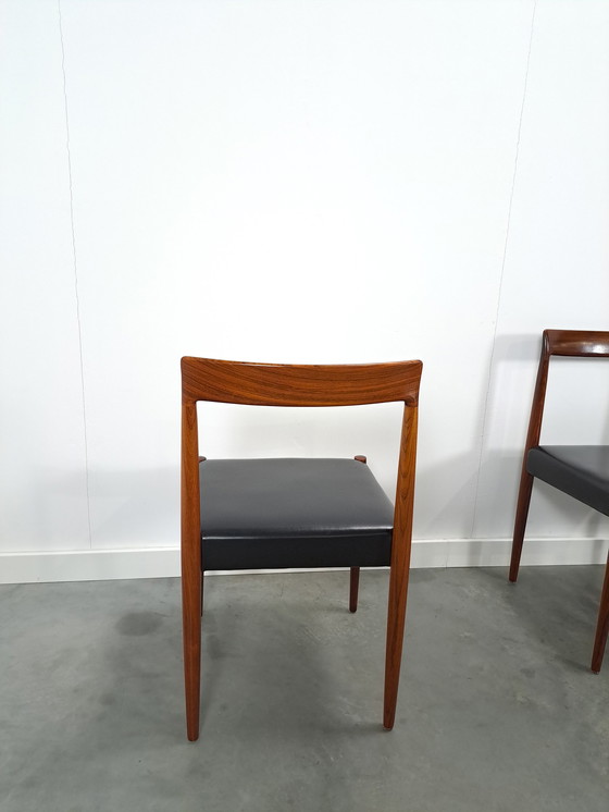 Image 1 of Design set of Lubke chairs with rosewood