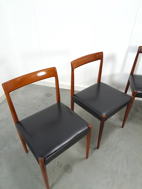 Image 1 of Design set of Lubke chairs with rosewood