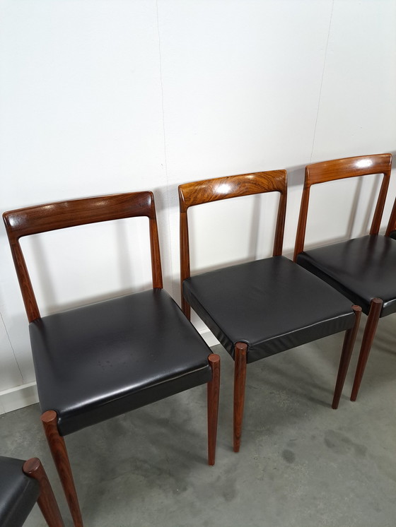 Image 1 of Design set of Lubke chairs with rosewood