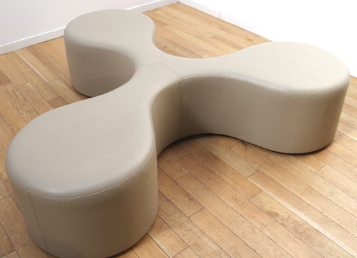 Molecule bench seat, La Cividina