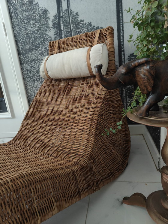 Image 1 of Karlskrona Karl Malmvall Rattan Lounge Chair Ikea