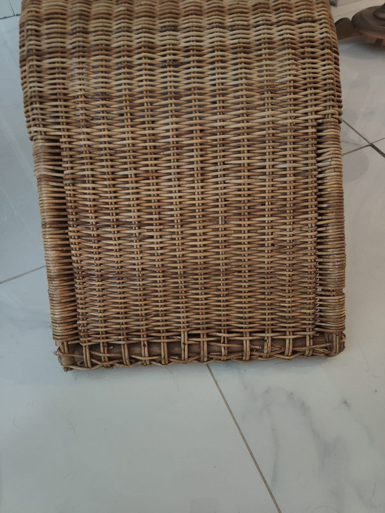 Image 1 of Karlskrona Karl Malmvall Rattan Lounge Chair Ikea