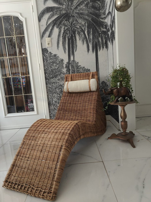 Karlskrona Karl Malmvall Rattan Lounge Chair Ikea