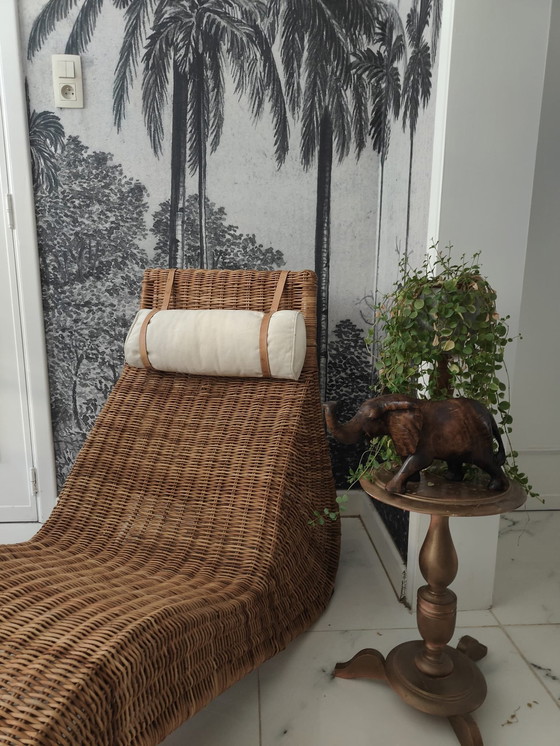 Image 1 of Karlskrona Karl Malmvall Rattan Lounge Chair Ikea