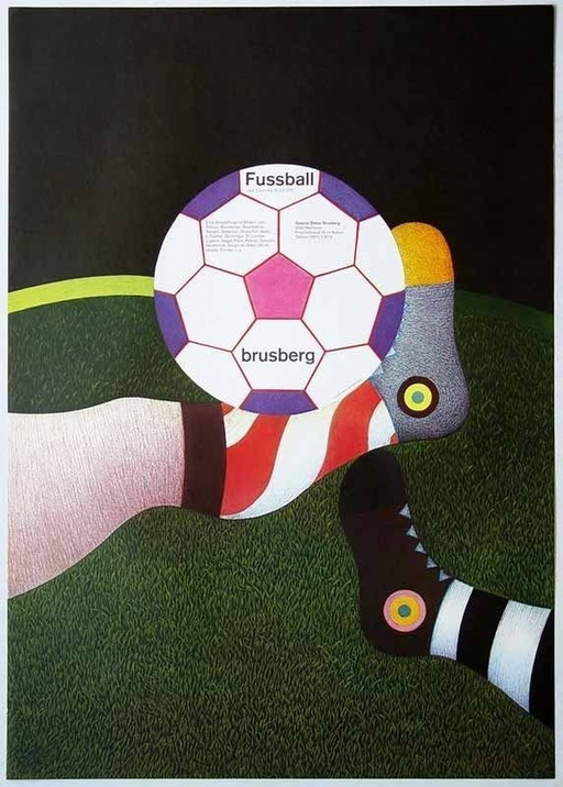 Fritz Genkinger - 1970, "Soccer Football"