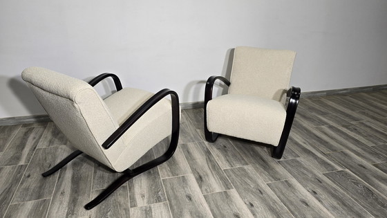 Image 1 of H-269 Armchairs By Jindřich Halabala, 1940S, Set Of 2