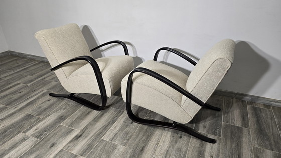 Image 1 of H-269 Armchairs By Jindřich Halabala, 1940S, Set Of 2