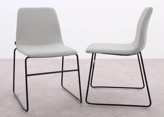 Image 1 of 2x Chair NaughtOne Viv light gray/black