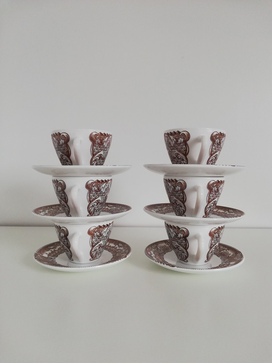 Image 1 of Rivanel Vintage Cups And Coasters