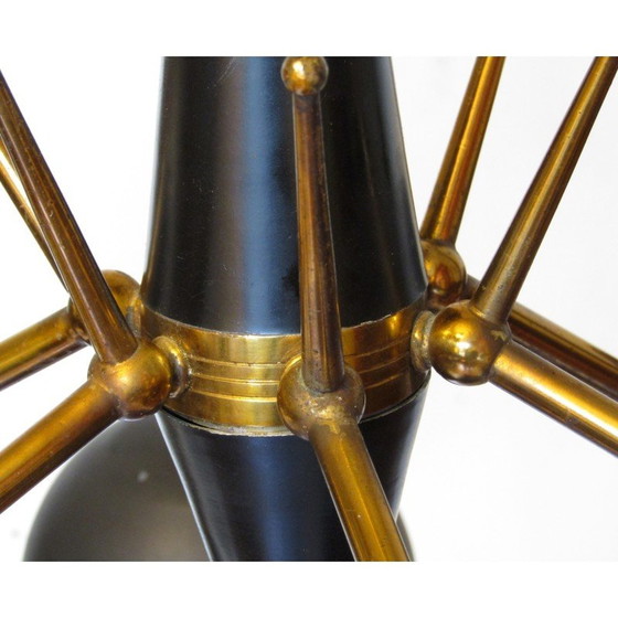 Image 1 of Vintage Italian articulated globe chandelier, 1950s