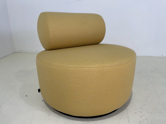 Image 1 of Fést Sinclair lounge chair - no swivel yellow Kvadrat Mosaic