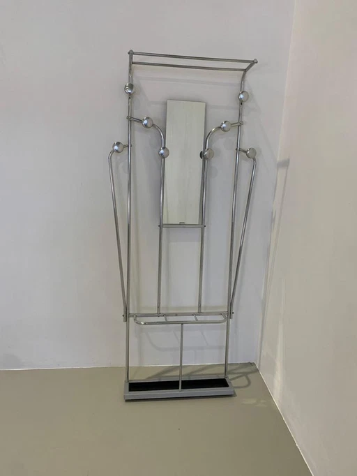 1950s coat rack with mirror