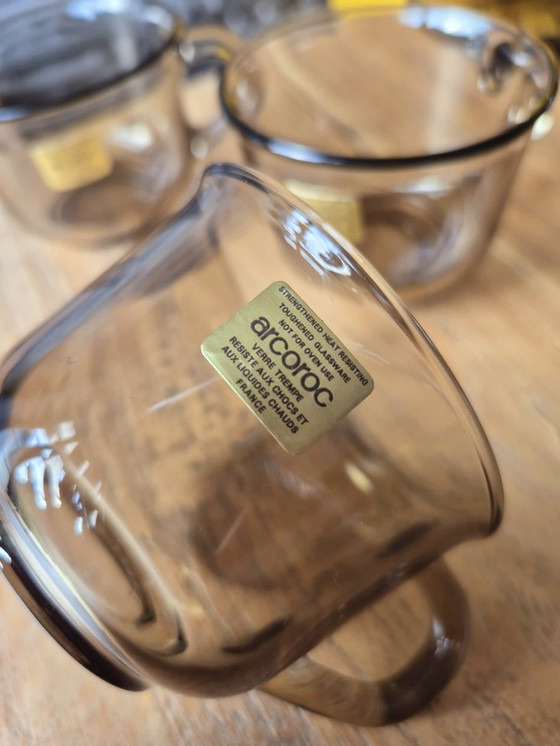 Image 1 of Tazas y platillos franceses Arcoroc