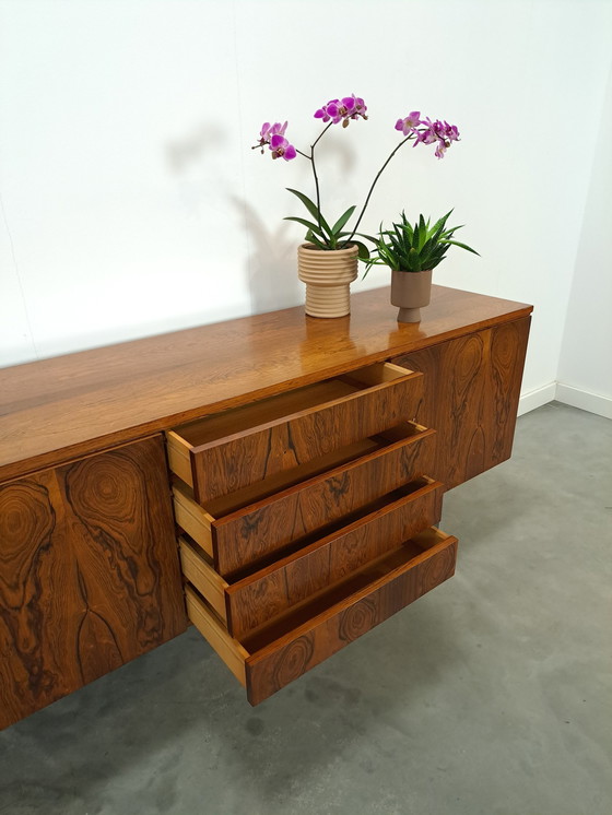 Image 1 of Sideboard Rio Rosewood Veneer With Chrome Legs And Drawers