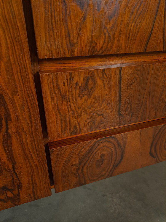 Image 1 of Sideboard Rio Rosewood Veneer With Chrome Legs And Drawers